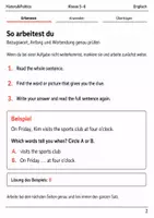 Vorschau - Arbeitsblätter - Pronouns, articles and plurals Basisscreening Klasse 5–6 - Seite 1