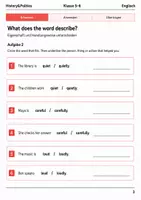 Vorschau - Arbeitsblätter - Adjectives and comparison Basisscreening Klasse 5–6 - Seite 2