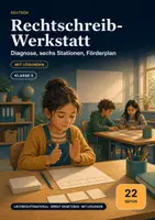 Vorschau - Arbeitsblätter - Rechtschreib-Werkstatt Klasse 3 – Eingangsdiagnose, sechs Stationen und Förderplan - Deckblatt