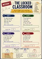 Προεπισκόπηση - Φύλλα εργασίας - The Locked Adventure | Printable Escape Room | ESL EFL - Σελίδα 1