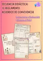 Vista previa - Unidades / Secuencias / Situaciones de Aprendizaje - EL REGLAMENTO ACUERDOS DE CONVIVENCIA - Portada
