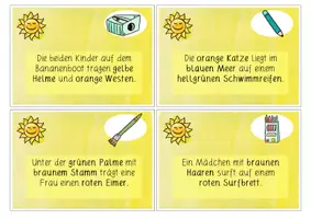 Vorschau - Arbeitsblätter - Sommer: Lese-Mal-Spaziergang durch Wimmelhausen (Leseförderung) - Deutsch - Kl. 1/2 - Seite 2