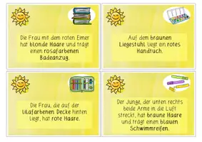 Vorschau - Arbeitsblätter - Sommer: Lese-Mal-Spaziergang durch Wimmelhausen (Leseförderung) - Deutsch - Kl. 1/2 - Seite 3
