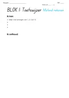 Voorbeeld - Toetswijzers Wiskanjers blok 1 t.e.m. 7 - Pagina 3
