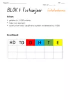 Voorbeeld - Toetswijzers Wiskanjers blok 1 t.e.m. 7 - Voorblad