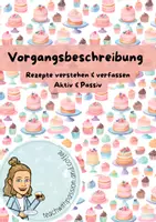 Vorschau - Arbeitsblätter - Vorgangsbeschreibung I Aktiv und Passiv I Rezepte - Deckblatt