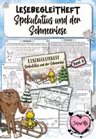 Vorschau - Arbeitsblätter - Spekulatius und der Schneeriese | Lesebegleitheft Klasse 2/3 - Deckblatt