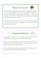 Vorschau - Merkblätter - Achtsamkeitsübungen - Deckblatt