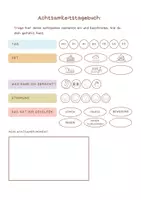 Vorschau - Arbeitsblätter - Achtsamkeitstagebuch, 3-fach differenziert - Deckblatt