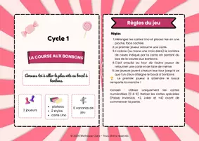 Aperçu - Jeux - La course aux bonbons - Page 1