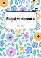 anteprima - Programmi scolastici / Materiali per docenti - Registro docenti 2026/2027 scuola primaria - Pagina di copertina