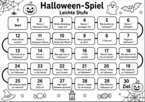 Vorschau - Stationenlernen - Brettspiel Halloween | Grundschule | DaZ/DaF/Deutsch - Seite 2