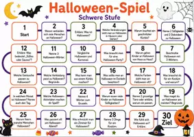 Vorschau - Stationenlernen - Brettspiel Halloween | Grundschule | DaZ/DaF/Deutsch - Seite 3