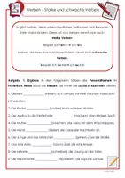 Vorschau - Arbeitsblätter - Verben - Starke und Schwache Verben - Seite 2