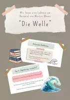 Vorschau - Unterrichtsreihen - Unterrichtsreihe zur Lektüre "Die Welle" von Morton Rhue - Deckblatt