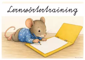 Vorschau - Arbeitsblätter - Lernwörtertraining (Blanko-Vorlage) - Seite 3