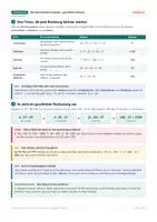 Vorschau - Arbeitsblätter - Rechenvorteile kompakt: geschickt rechnen - Seite 1