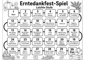 Vorschau - Stundenentwürfe - Brettspiel Erntedankfest | Grundschule | DaZ/DaF/Deutsch - Seite 2
