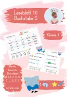 Vorschau - Arbeitsblätter - Buchstabeneinführung S - Materialpaket - Seite 1