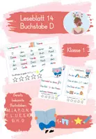 Vorschau - Arbeitsblätter - Leseblatt - D - Klasse 1 - Deckblatt
