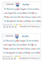 Vorschau - Arbeitsblätter - Leseblatt - pf - 1. Klasse - Seite 2