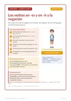 Vorschau - Unterrichtsreihen - Verbos en -er y -ir: Spanisch Kl. 6/7 - Deckblatt