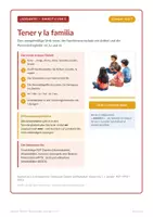 Vorschau - Unterrichtsreihen - La familia: tener und Possessivbegleiter - Deckblatt