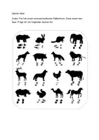 Vorschau - Arbeitsblätter - Tierspuren lesen und zuordnen - Seite 1