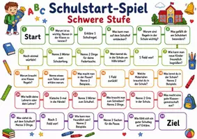 Vorschau - Stundenentwürfe - Brettspiel Schulstart | Grundschule | DaZ/DaF/Deutsch - Seite 3