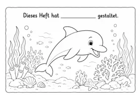 Vorschau - Arbeitsblätter - Leseband: Der kleine Delfin ein Leseheft Klasse 1 und 2 - Seite 2