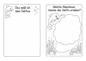 Vorschau - Arbeitsblätter - Leseband: Der kleine Delfin ein Leseheft Klasse 1 und 2 - Seite 3