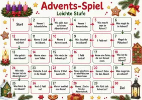Vorschau - Stundenentwürfe - Brettspiel Advent | Grundschule | DaZ/DaF/Deutsch - Seite 1