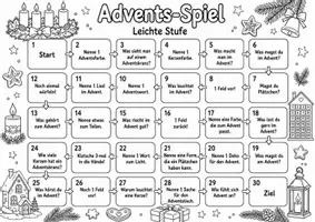 Vorschau - Stundenentwürfe - Brettspiel Advent | Grundschule | DaZ/DaF/Deutsch - Seite 2