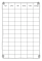 Vorschau - Merkblätter - Materialliste editierbar zum Schulanfang - Seite 1
