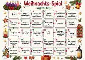 Vorschau - Stundenentwürfe - Brettspiel Weihnachten | Grundschule | DaZ/DaF/Deutsch - Seite 1