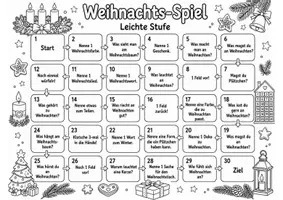 Vorschau - Stundenentwürfe - Brettspiel Weihnachten | Grundschule | DaZ/DaF/Deutsch - Seite 2