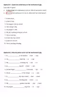 Voorbeeld - Werkwoordspelling Zijn - Pagina 1