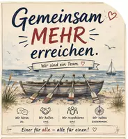 Vorschau - Poster - Motivationsposter: Gemeinsam mehr erreichen - Deckblatt