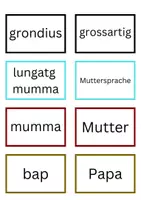 Vorschau - Arbeitsblätter - Sprach Finde den Zwilling Deutsch Rätromanisch - Seite 3