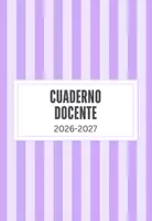 Vista previa - Para docentes: organización, planificación y formación - CUADERNO DOCENTE Curso 26/27 Morado - Portada