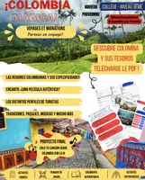 Aperçu - Préparation de séance / Séance complète - Séquence d'espagnol 3ème - Colombia mágica - Page de couverture