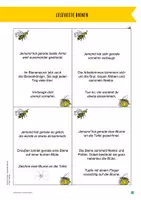 Vorschau - Arbeitsblätter - Lesekette Bienen – 28 Karten für gemeinsames Lesen mit Spaßfaktor - Seite 3