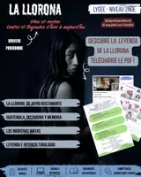 Aperçu - Préparation de séance / Séance complète - Séquence d'espagnol 2nde - La Llorona - Page de couverture