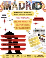 Aperçu - Préparation de séance / Séance complète - Séquence d'espagnol 2nde - ¡Madrid! - Page de couverture