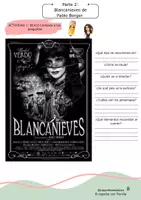 Aperçu - Préparation de séance / Séance complète - Séquence d'espagnol Tle - Blancanieves - Page 2