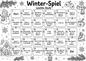 Vorschau - Stundenentwürfe - Brettspiel Winter | Grundschule | DaZ/DaF/Deutsch - Seite 2