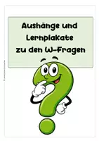 Vorschau - Poster - W-Fragen – Lernplakate & Poster | Deutsch Klasse 2 - Seite 3