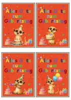 Vorschau - Anderer Materialtyp - Erdmännchenklasse Geburtstagskarten Erdmännchen Geburtstag - Seite 3