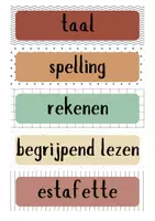 Voorbeeld - Klassenmanagement them earth tones, alles-in-één - Pagina 1