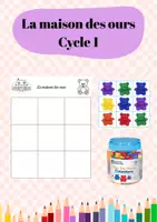 Aperçu - Apprentissages en autonomie - La maison des ours - Repérage dans l'espace Cycle 1 - Page de couverture